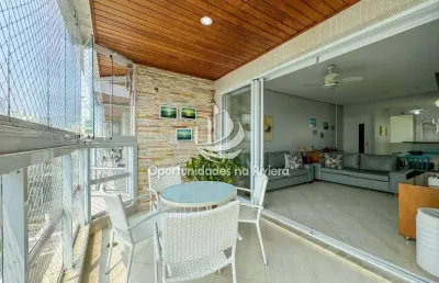 Apartamento à venda, 3 dormitórios i suíte, 109m², em riviera de são lourenço - bertioga - sp