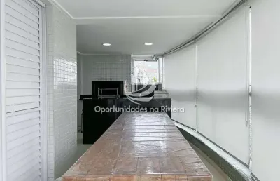 Apartamento à venda, 3 suítes, lavabo, 123m², em riviera de são lourenço, bertioga - sp
