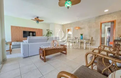 Apartamento à venda, pé na areia, 3 dormitórios (2 suítes), em riviera de são lourenço - bertioga sp