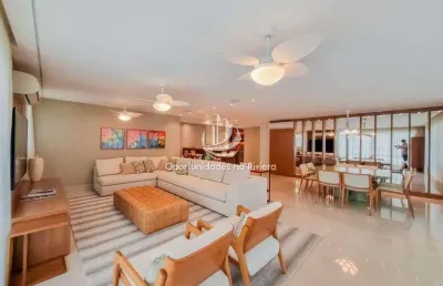 Apartamento à venda, pé na areia frontal, 4 suítes - em riviera de são lourenço, bertioga - sp