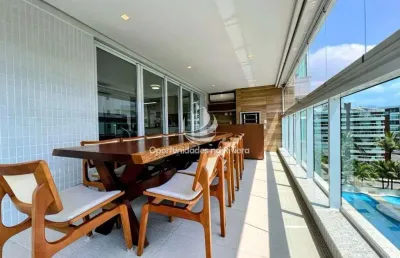 Apartamento a venda, pé na areia, 3 dormitórios (1 suíte), em riviera de são lourenço, bertioga -sp.