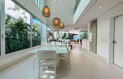 Casa de luxo com 5 suítes, piscina aquecida e 4 vagas - riviera de são lourenço. bertioga sp.