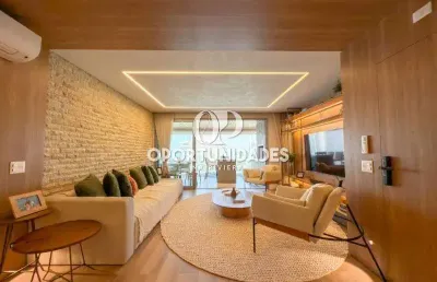Apartamento luxuoso à venda, pé na areia, 137m², 3 suítes, em riviera de são lourenço - bertioga sp