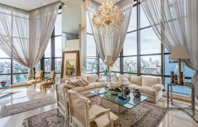 Apartamento com 4 quartos à venda na rua francisco rocha, 93, batel, curitiba, 412 m2 por r$ 4.499.000