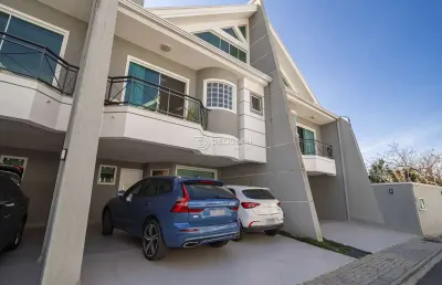 Casa em condomínio fechado com 4 quartos à venda na rua coronel romão rodrigues de oliveira branco, jardim social, curitiba, 163 m2 por r$ 1.099.000