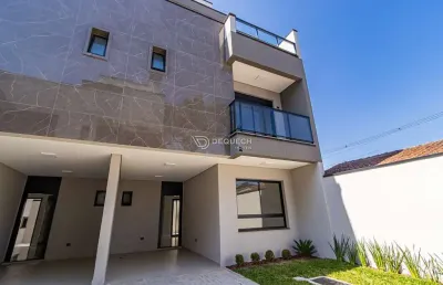 Casa em condomínio fechado com 4 quartos à venda na rodolfo sennf, 1001, jardim das américas, curitiba, 153 m2 por r$ 995.000