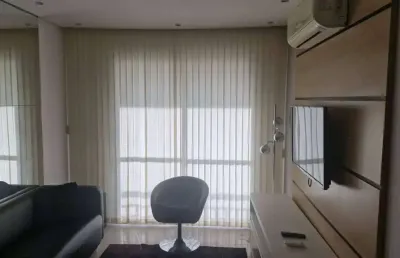 Aluga-se apto mobiliado 1 dorms 1 vaga jardim ampliação morumbi