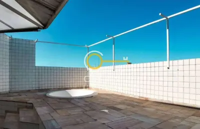 Cobertura à venda, 146 m² por r$ 734.000,00 - vila matias - santos/sp