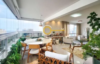 Apartamento com 3 dormitórios à venda, 220 m² por r$ 3.200.000,00 - pompéia - santos/sp