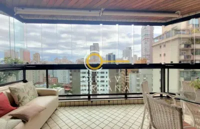 Apartamento com 4 dormitórios à venda, 211 m² por r$ 2.332.000,00 - boqueirão - santos/sp