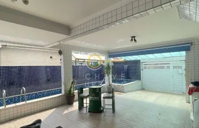Casa com 3 dormitórios à venda, 160 m² por r$ 1.700.000,00 - estuário - santos/sp