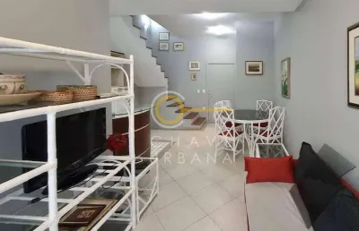 Apartamento duplex com 1 dormitório à venda, 69 m² por r$ 600.000,00 - gonzaga - santos/sp