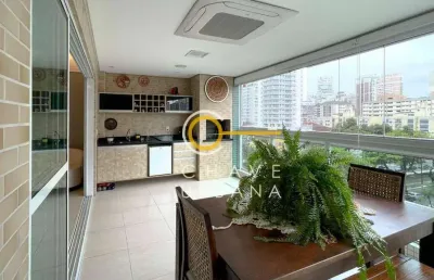 Apartamento, 178 m² - venda por r$ 2.240.000,00 ou aluguel por r$ 15.000,02/mês - gonzaga - santos/sp