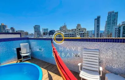 Cobertura com 3 dormitórios à venda, 263 m² por r$ 1.600.000,00 - embaré - santos/sp