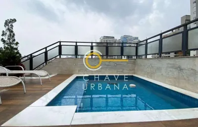 Cobertura com 4 dormitórios à venda, 348 m² por r$ 4.240.000,00 - aparecida - santos/sp