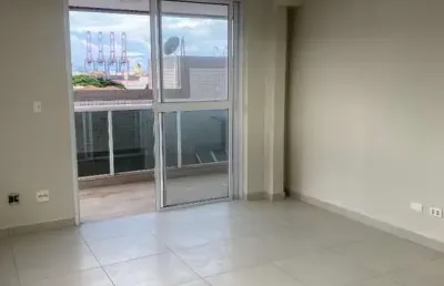 Conjunto para alugar, 85 m² por r$ 3.800,02/mês - aparecida - santos/sp