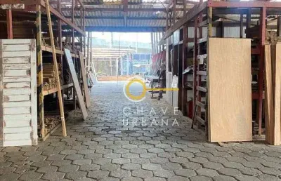 Galpão para alugar, 1200 m² por r$ 40.000,02/mês - chico de paula - santos/sp