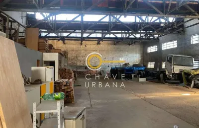 Galpão para alugar, 840 m² por r$ 32.000,00/mês - chico de paula - santos/sp