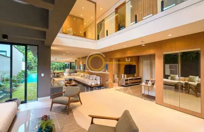 Casa com 5 suítes e porteira fechada à venda, 475 m² por r$ 14.900.000,00 - riviera módulo 11 - bertioga/sp