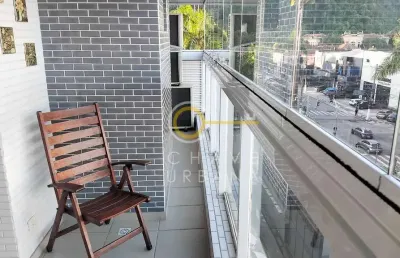 Apartamento com 2 dormitórios para alugar, 60 m² por r$ 4.924,00/mês - vila matias - santos/sp