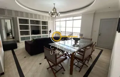 Apartamento com 3 dormitórios, 148 m² - venda por r$ 960.000,00 ou aluguel por r$ 7.400,00/mês - gonzaga - santos/sp