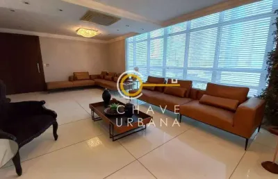 Apartamento com 3 dormitórios, 280 m² - venda por r$ 2.200.000,00 ou aluguel por r$ 11.002,00/mês - aparecida - santos/sp