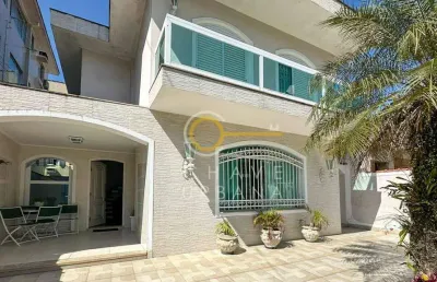 Sobrado com 3 dormitórios à venda, 156 m² por r$ 1.800.000,00 - aparecida - santos/sp