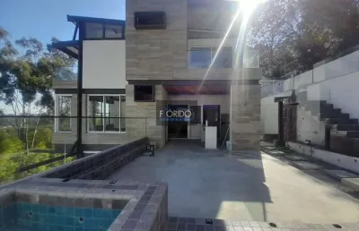 Casa para venda em atibaia, vila santista, 5 dormitórios, 5 suítes, 5 banheiros, 8 vagas