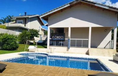 Casa em condomínio para locação em atibaia, condominio serra da estrela, 4 dormitórios, 3 suítes, 5 banheiros, 4 vagas