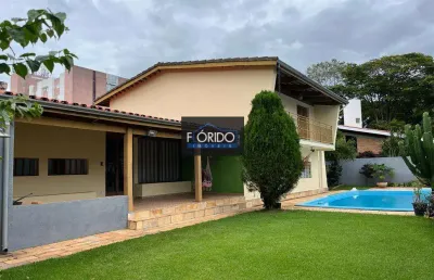 Casa para venda em atibaia, vila santista, 4 dormitórios, 1 suíte, 3 banheiros, 4 vagas