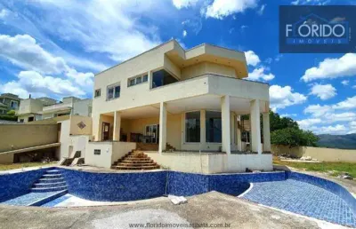 Casa em condomínio para locação em atibaia, condominio serra da estrela, 5 dormitórios, 3 suítes, 6 banheiros, 6 vagas