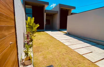 Eusébio casa plana nova rua privativa. por trás do alphaville