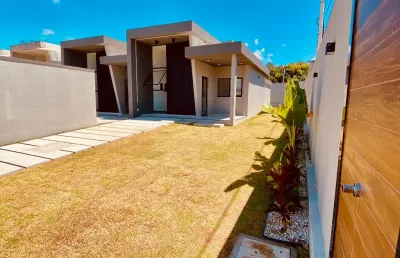 Eusébio casa plana nova rua privativa. por trás do alphaville