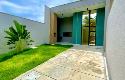 Eusébio casa plana nova - acabamento espetacular. localização também.