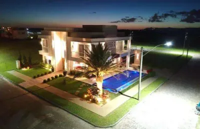 Casa em condomínio fechado com 6 quartos à venda na rod. estr. do mar - atlântida-sul,, 90, centro, xangri-lá por r$ 5.000.000