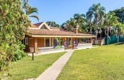 Chácara com 4 dormitórios, 14490 m² - venda por r$ 3.400.000,00 ou aluguel por r$ 16.265,38/mês - ribeirão dos porcos - atibaia/sp