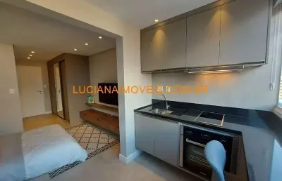 Studio para aluguel e venda possui 27 metros quadrados com 1 quarto