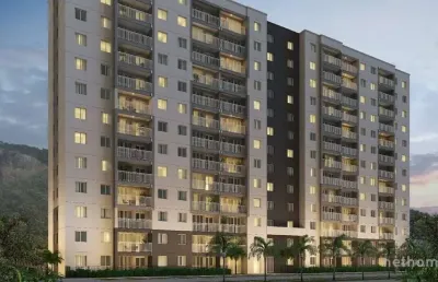 Apartamento com 3 quartos à venda na avenida salvador allende, 3296, barra da tijuca, rio de janeiro, 59 m2 por r$ 503.600