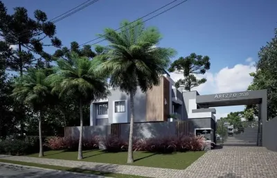Casa em condomínio fechado com 3 quartos à venda na rua nicola pellanda, 3538, umbará, curitiba, 100 m2 por r$ 621.162