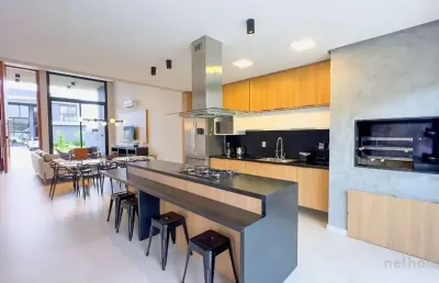 Casa em condomínio fechado com 4 quartos à venda na rua rio divisa, 36, centro, xangri-lá, 150 m2 por r$ 1.690.000