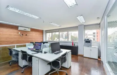 Sala comercial à venda na rua jandiatuba, 143, vila andrade, são paulo, 140 m2 por r$ 998.000