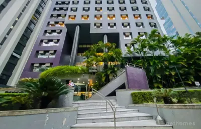 Sala comercial à venda na rua andré ampére, 153, cidade monções, são paulo, 42 m2 por r$ 270.000