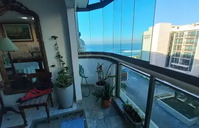 Cobertura com 3 quartos à venda na avenida lúcio costa, 9550, barra da tijuca, rio de janeiro, 142 m2 por r$ 1.647.000
