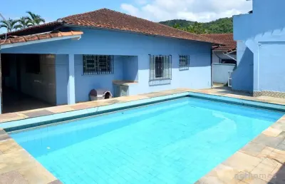 Casa com 3 quartos à venda na oswald de andrade, 168, solemar, praia grande, 242 m2 por r$ 900.000