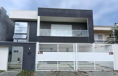 Casa em condomínio fechado com 6 quartos à venda na alemanha, 155, balneário gaivotas, matinhos, 411 m2 por r$ 2.400.000