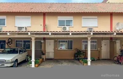 Casa em condomínio fechado com 2 quartos à venda na rua treze de maio, 660, rio branco, canoas, 103 m2 por r$ 313.079