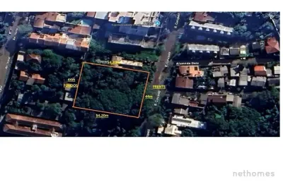 Terreno comercial à venda na rua curupaiti, 325, cristal, porto alegre, 2384 m2 por r$ 850.000