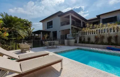 Casa em condomínio fechado com 5 quartos à venda na estrada da boiada, 3050, vista alegre, vinhedo, 577 m2 por r$ 3.497.000
