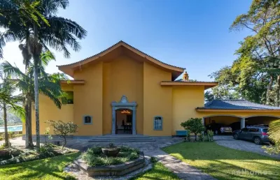 Casa em condomínio fechado com 6 quartos à venda na calíope, 89, condomínio iolanda, taboão da serra, 1224 m2 por r$ 7.595.000