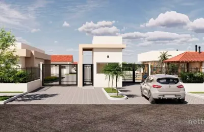 Casa em condomínio fechado com 2 quartos à venda na estrada costa gama, 5850, restinga, porto alegre, 54 m2 por r$ 289.049